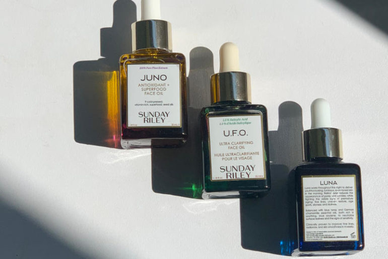 Pielęgnacja, która zmienia skórę. Olejki Juno, U.F.O. i Luna Sunday Riley, dostępne w perfumeriach Sephora